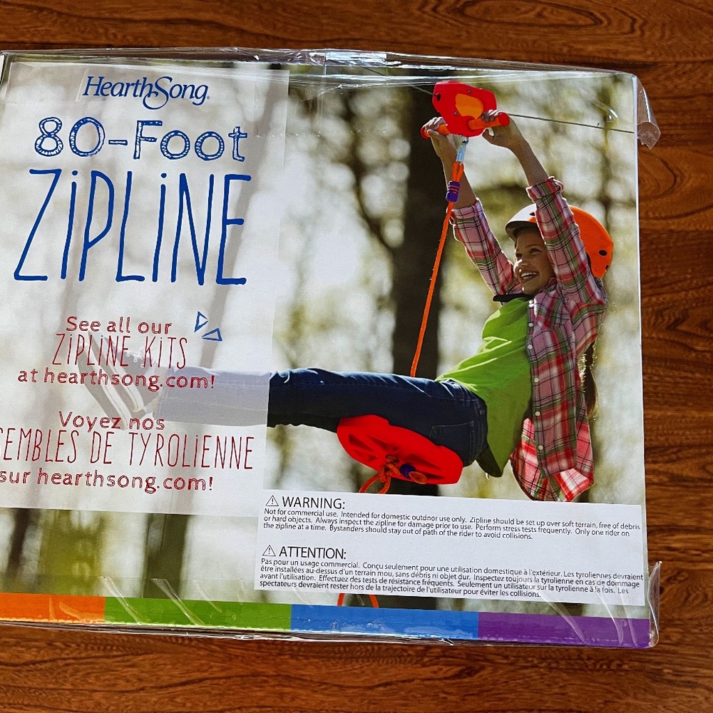 80 Foot Zipline